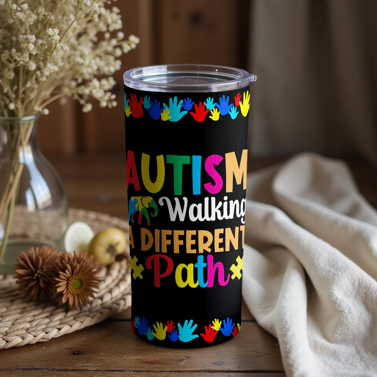 Autism Walking A Different Path Tumbler