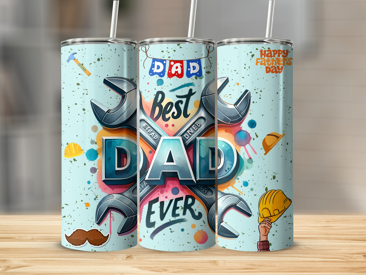 Best Dad Ever Father's Day Gift Travel Tumbler