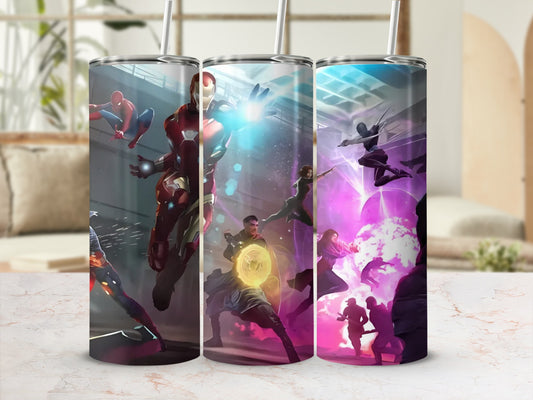 Marvel Universe Superheroes Stainless Steel Tumbler