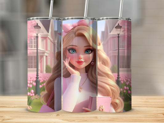 Elegant Animated Character Design Insulated Tumbler