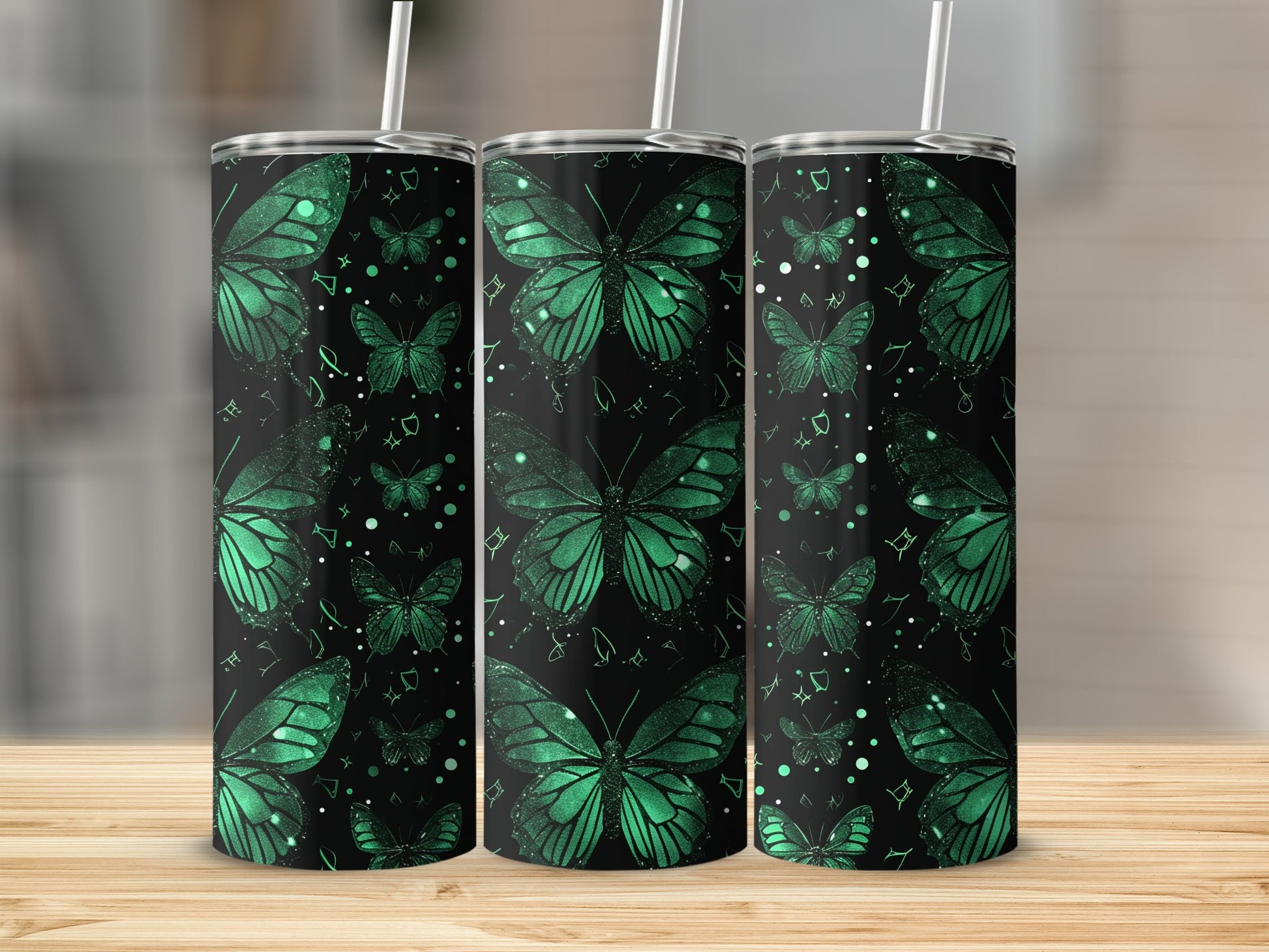 Sparkling Emerald Butterflies Black Pattern Drinkware Tumbler product type
Green Butterflies
Black Tumbler
Sparkling Design
Emerald Butterfly
Iridescent Print
Nature Inspired
Insect Pattern
Elegant Drinkware
Stylish Tumbler
Beverage Holder
Custom Tumbler
Unique Gift Idea
Women's Tumbler
Girls Tumbler
Trendy Drinkware
Reusable Cup
Summer Style
Spring Vibes
Butterfly Art
Glitter Effect