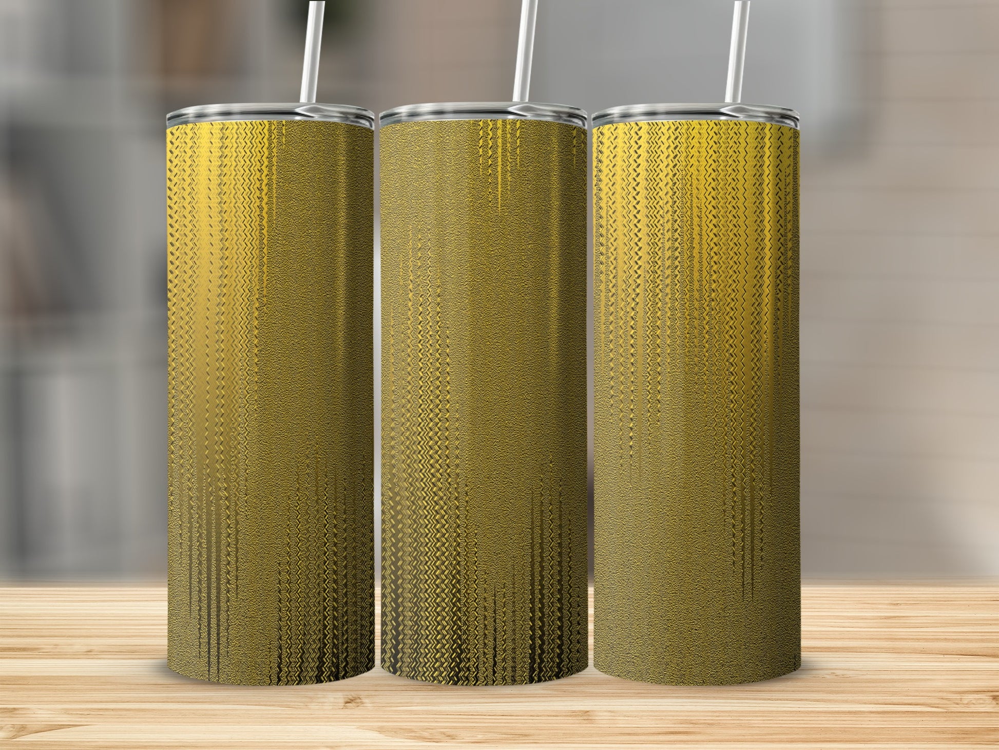 Golden Metallic Effect Insulated Tumbler Product