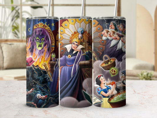 Enchanting Fairy Tale Villains Stainless Steel Tumbler