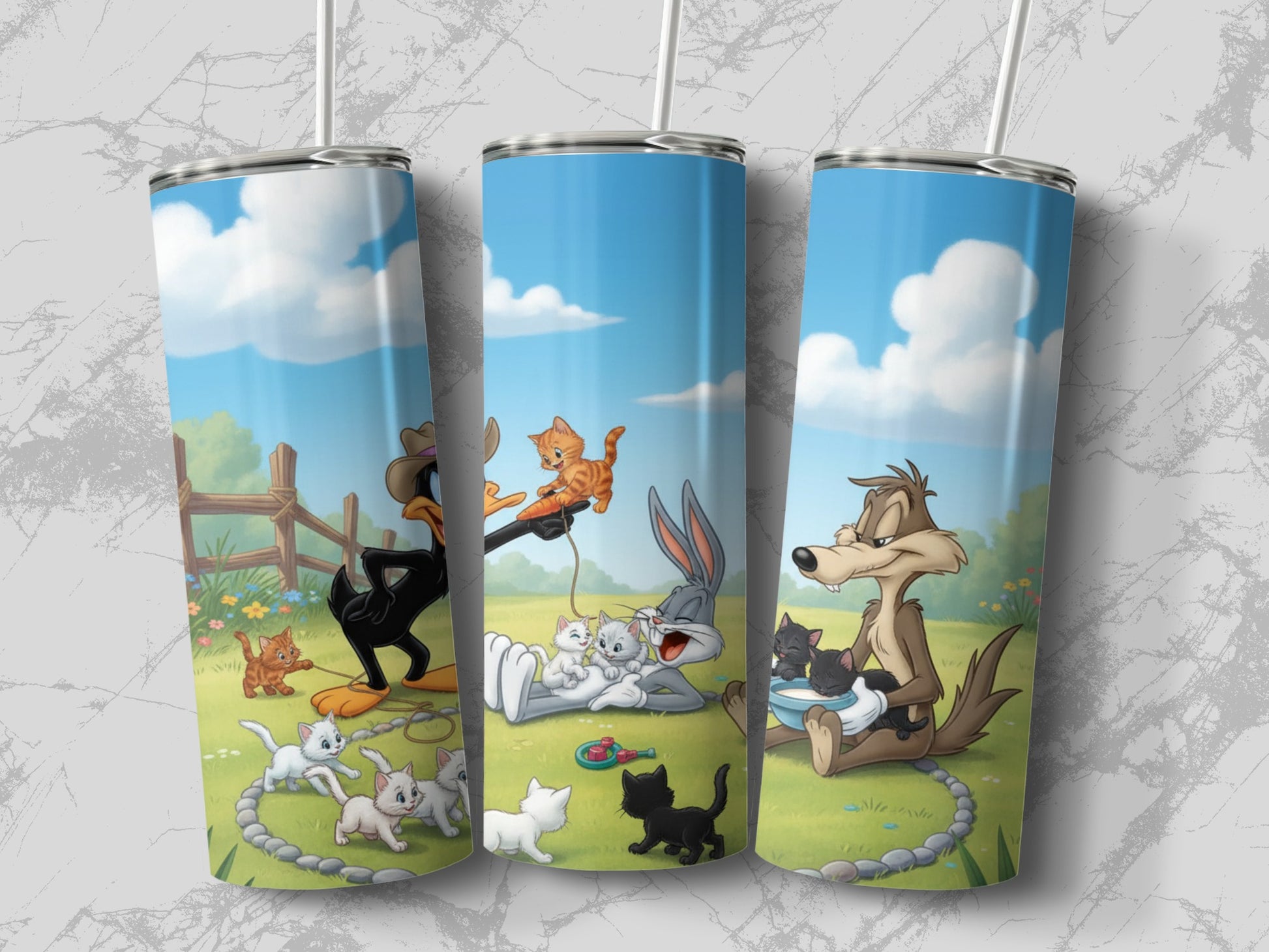 Fun Cartoon Characters Design with Cats Product