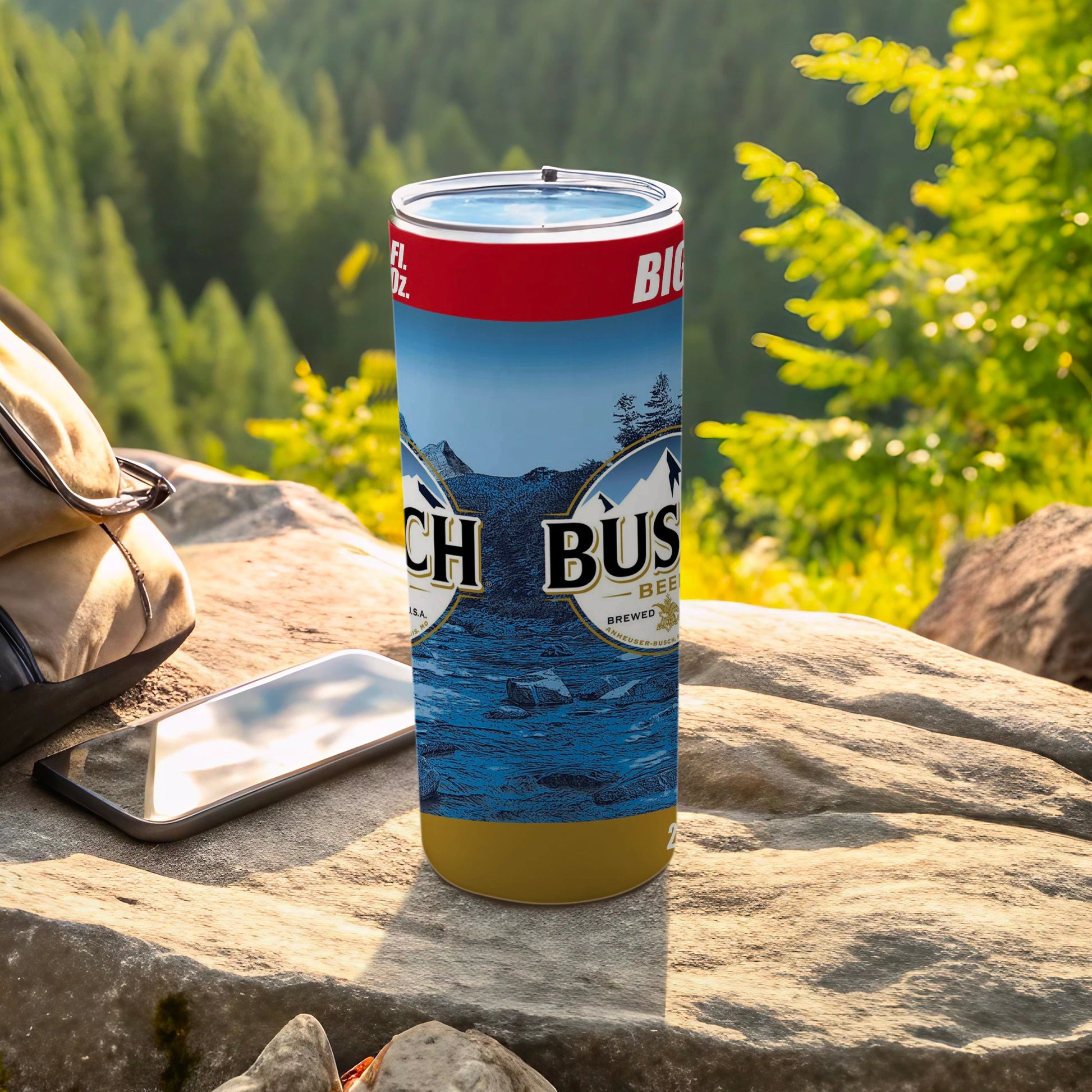 BUSCH BEER Mountain River Landscape BIG Tumbler product type