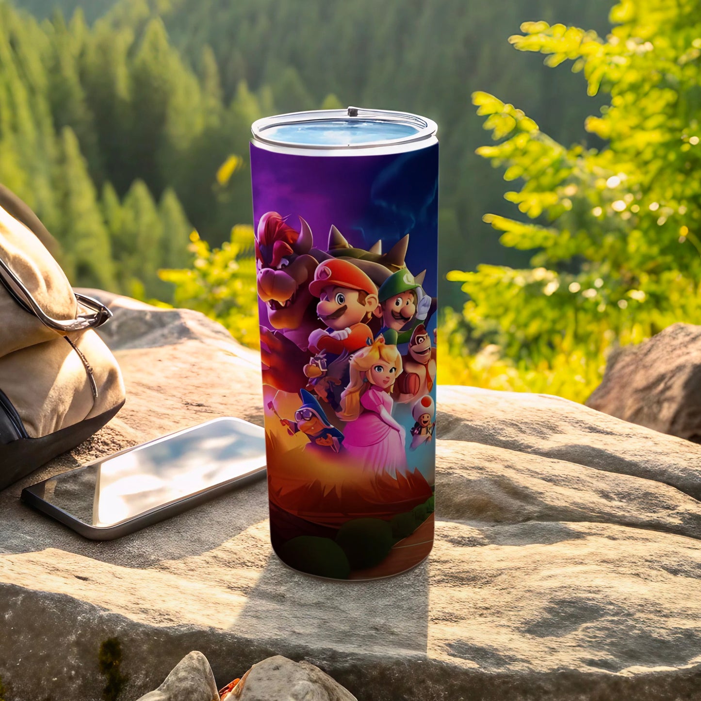 Vibrant Gaming Character Insulated Travel Mug