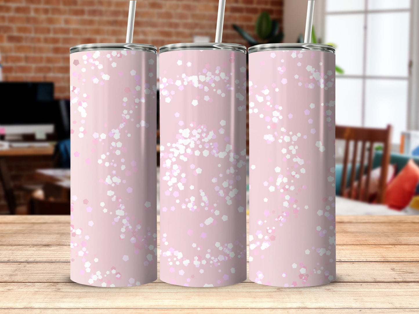 Sparkling Pink Glitter Tumbler for Everyday Use