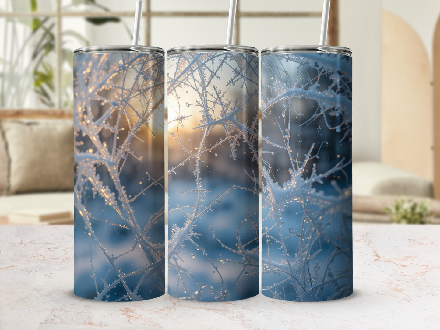 Frosty Winter Wonderland Design Tumbler Collection