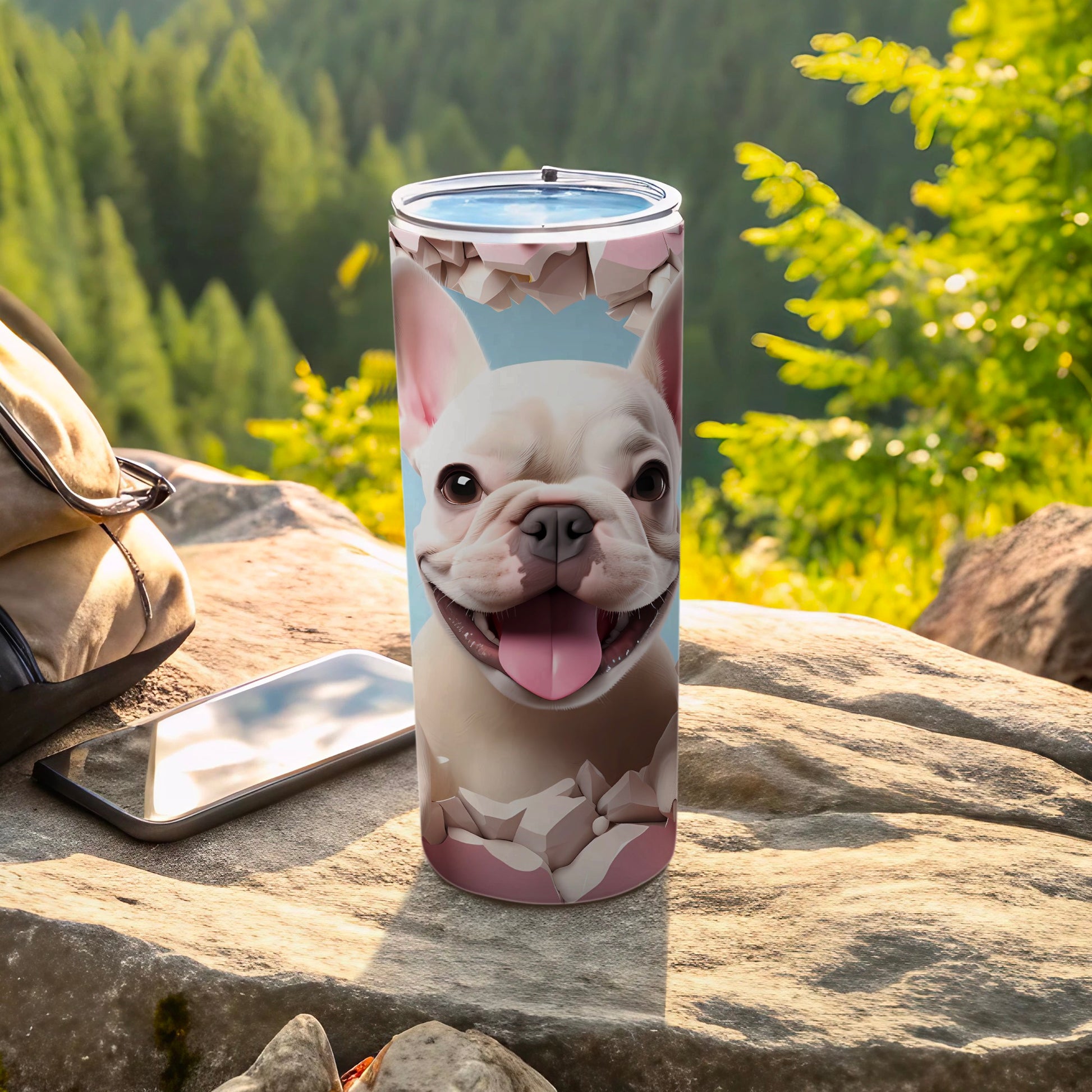 Happy French Bulldog Crack Effect Tumbler product type
French Bulldog
Bulldog Design
Happy Dog
Smiling Puppy
Dog Tumbler
Pet Lover Gift
Animal Art
Beverage Holder
Drinkware
Custom Tumbler
Unique Design
Outdoor Style
Travel Mug
Insulated Cup
Puppy Art
Cute Bulldog
Cracked Effect
Graphic Print
Dog Face
Frenchie
