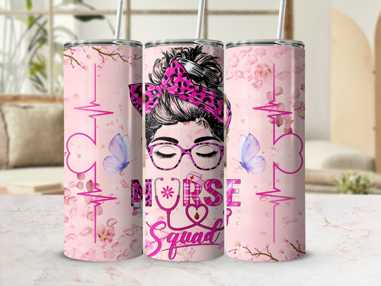Nurse Squad Insulated Stainless Steel Tumbler Cup