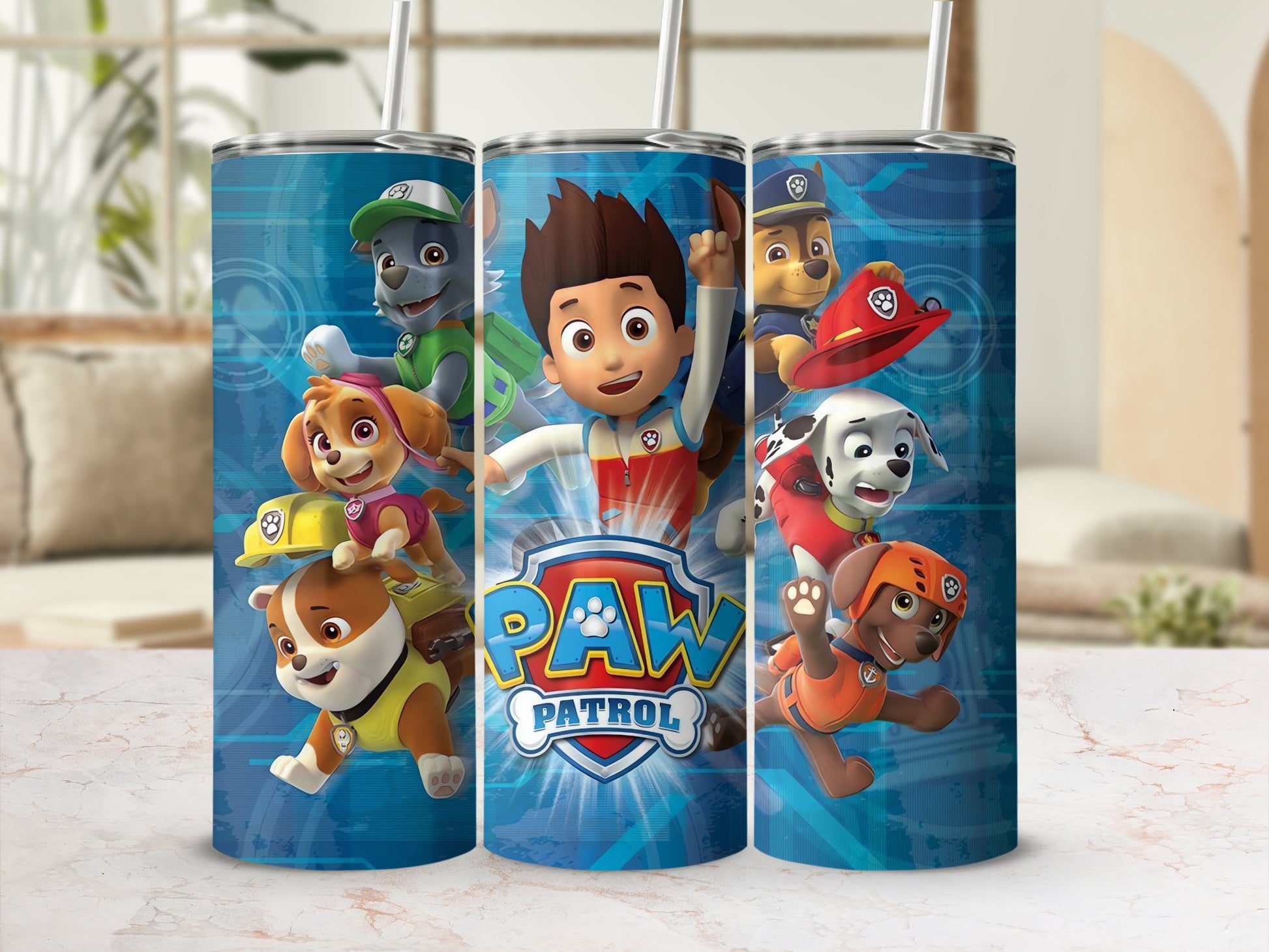 Paw Patrol Characters Stainless Steel Tumbler