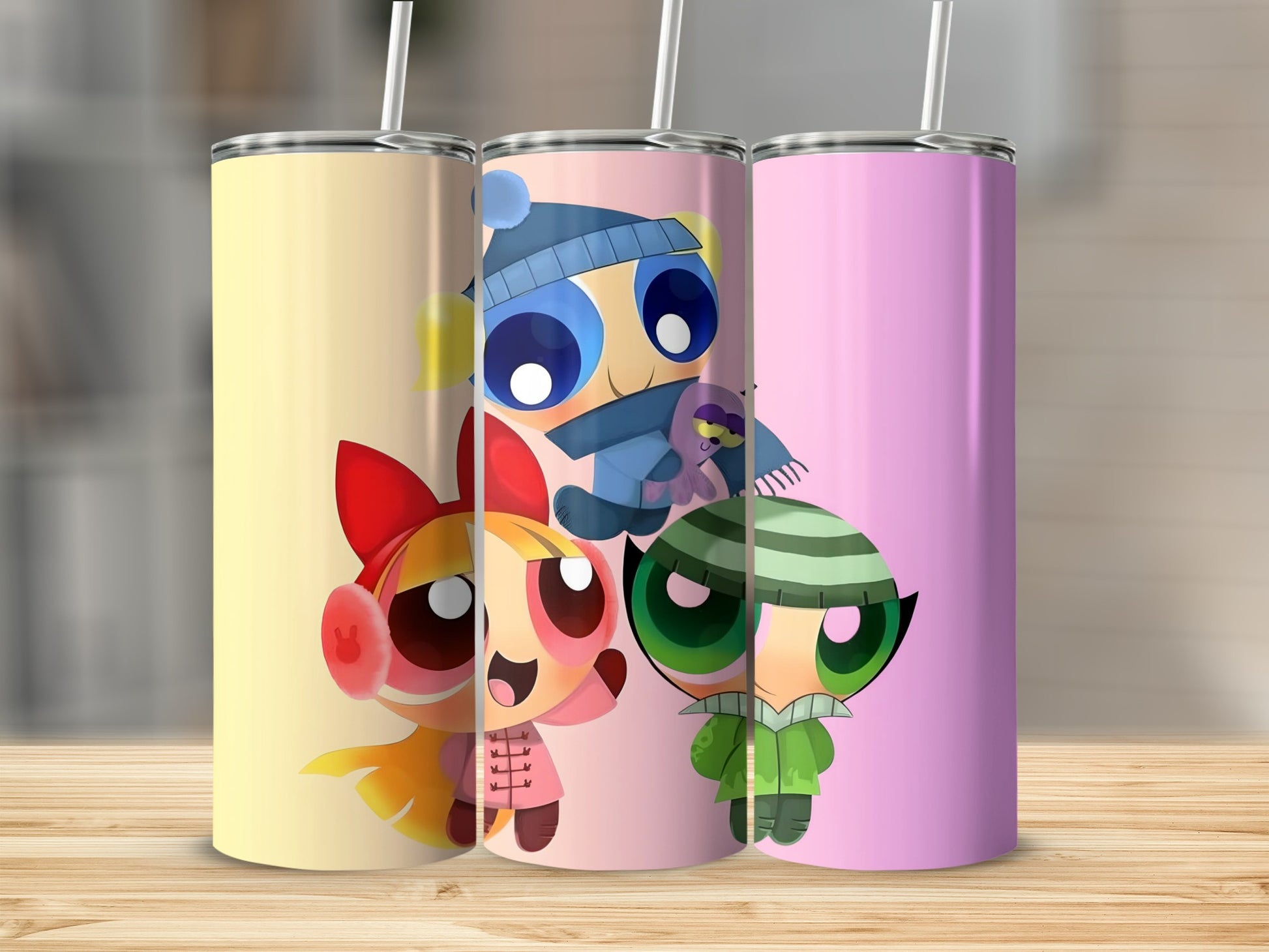 Cute Cartoon Characters Stainless Steel Tumbler Cups