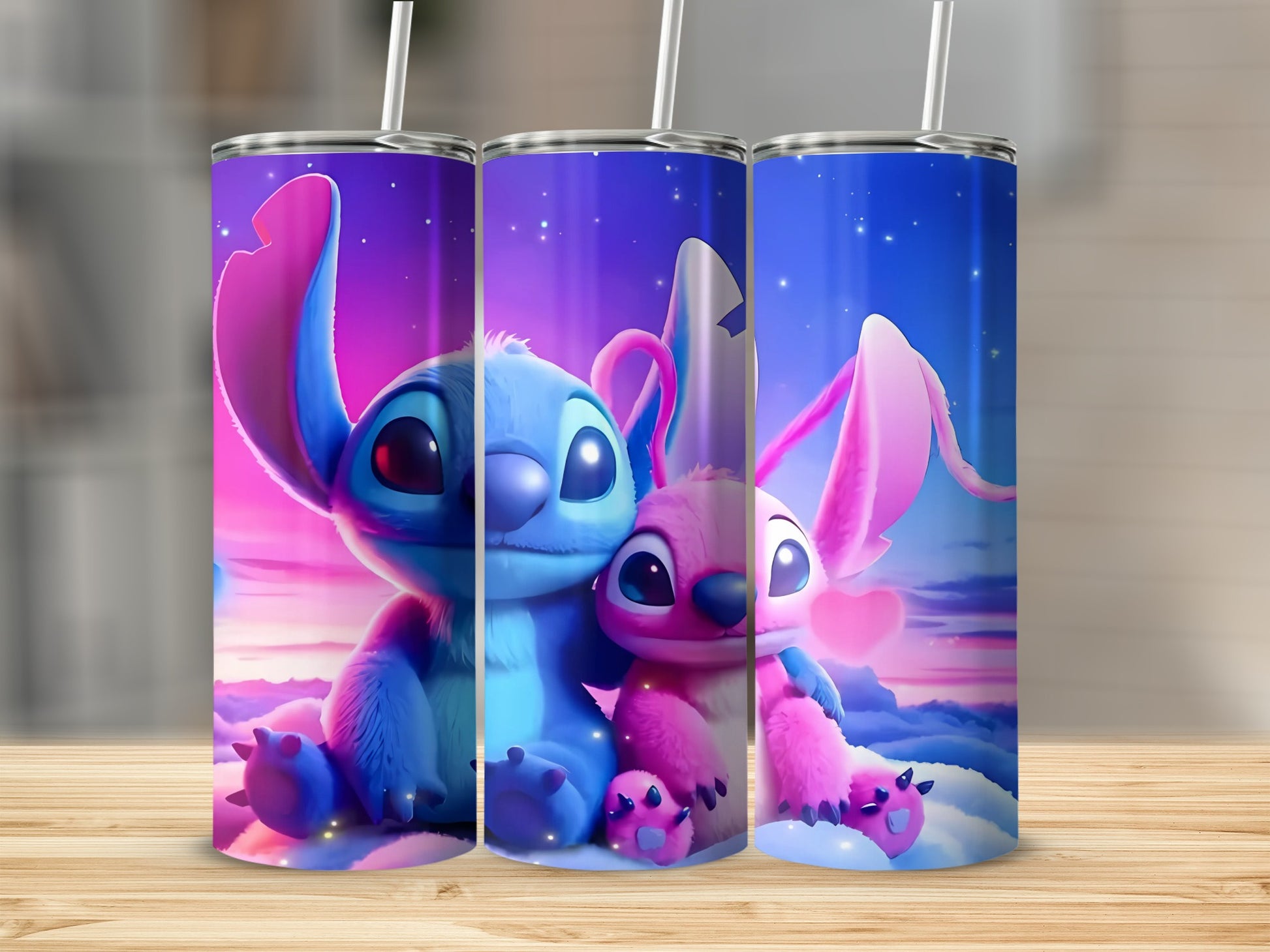 Cute Alien Characters Insulated Tumbler Cup Gift