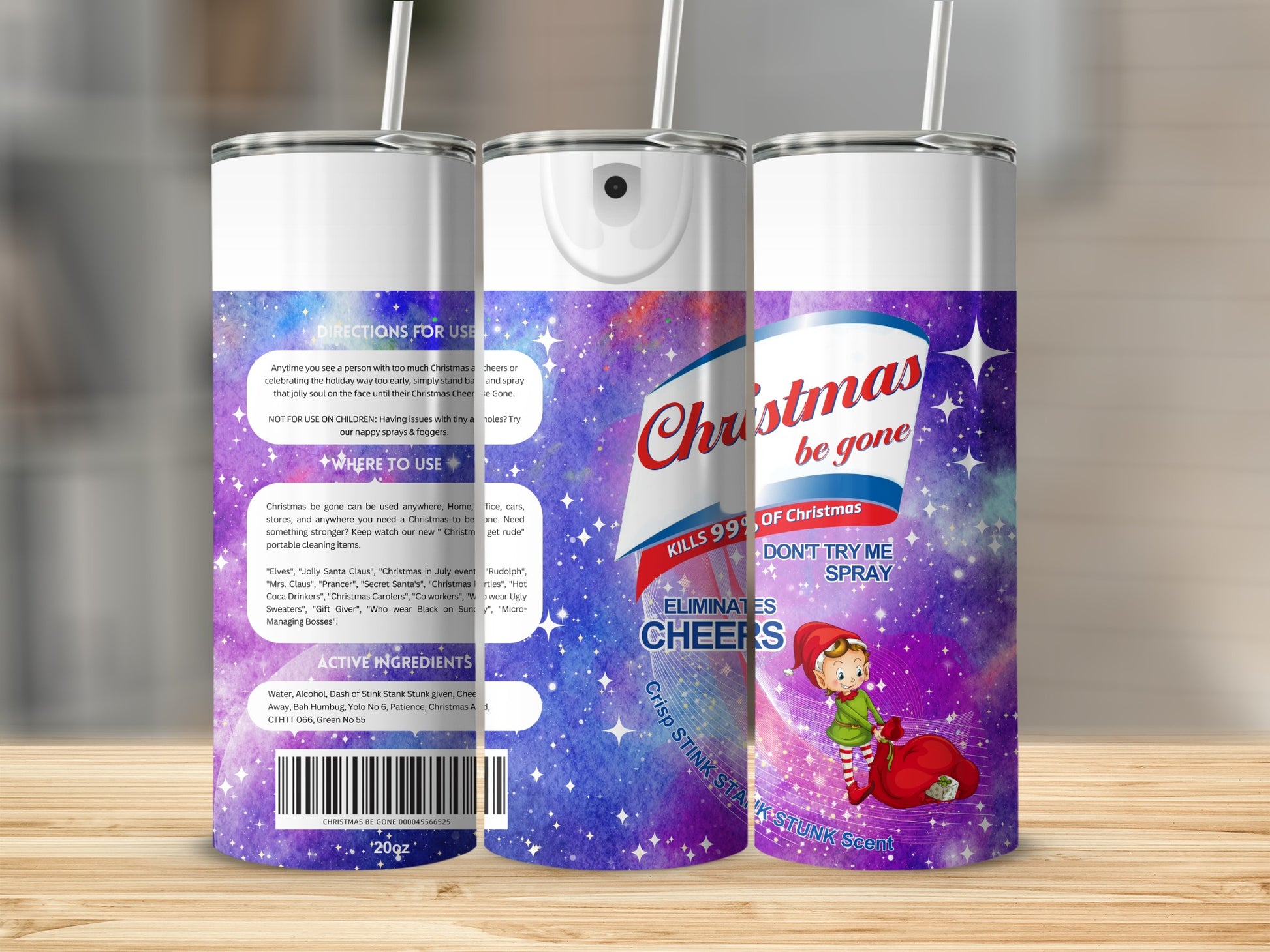 Christmas Be Gone Kills 99 Percent of Christmas Spray