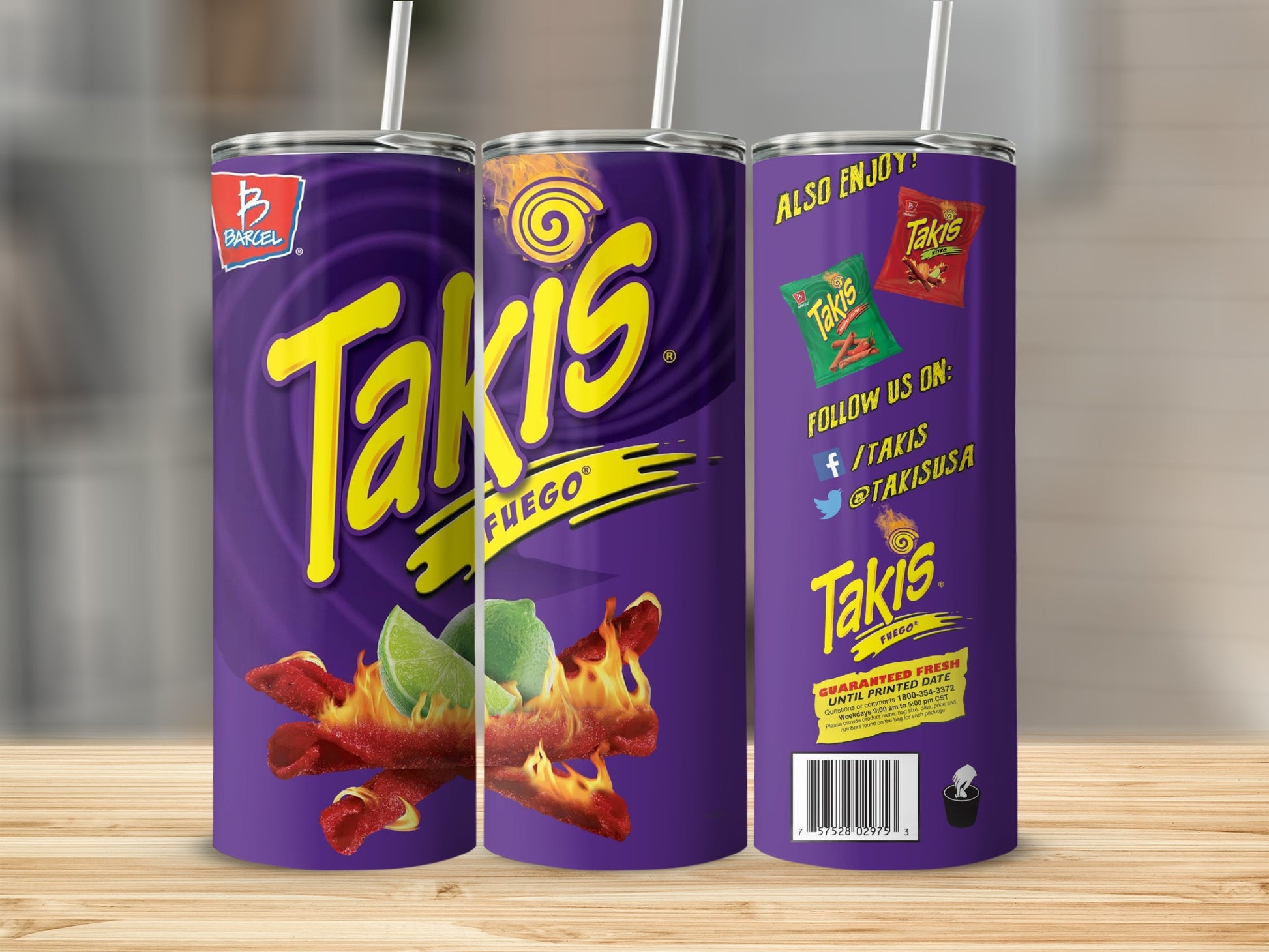 Takis Fuego Flaming Lime Snack Chips Tumbler product type