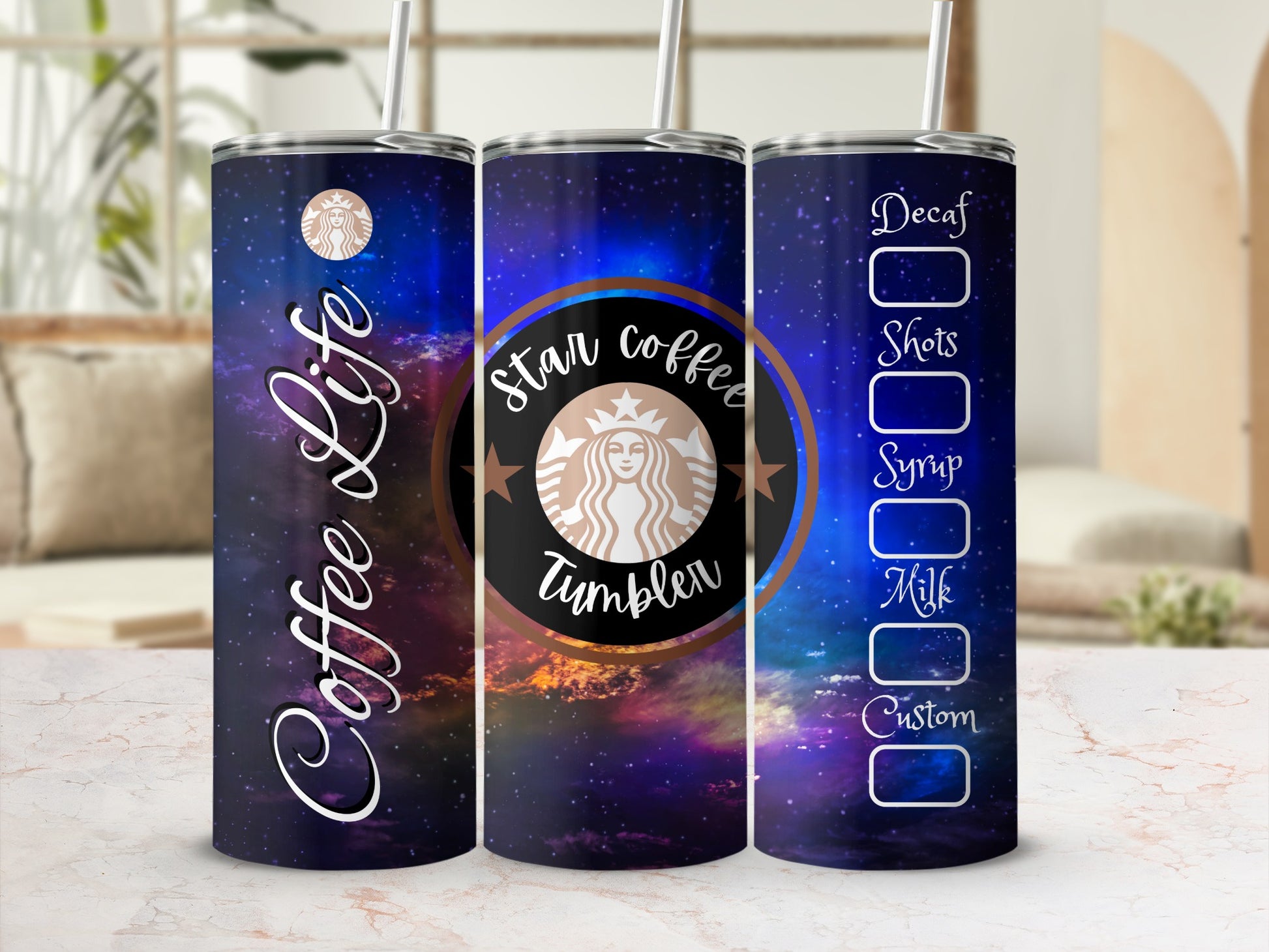 Coffee Life Star Coffee Custom Tumbler for All Lovers