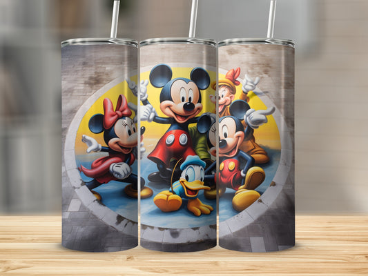 Disney Cartoon Characters Stainless Steel Tumbler