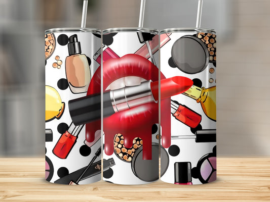 Colorful Makeup Design Lipstick Tumbler