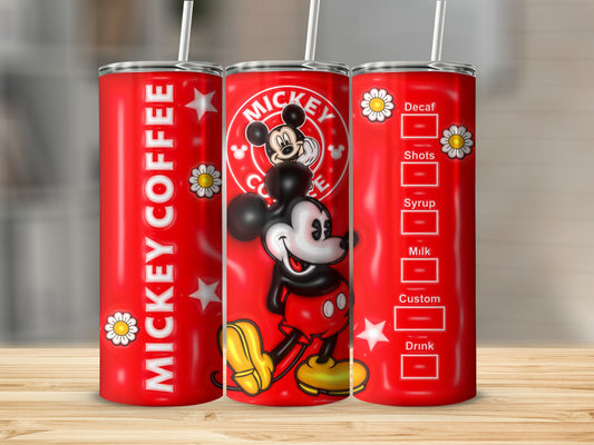 Mickey Coffee Tumbler with Custom Drink Options