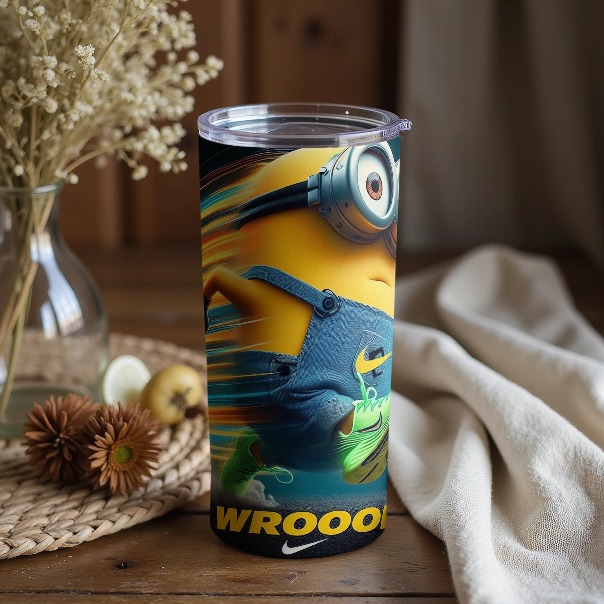 Yellow Character with Sneakers Insulated Drinkware