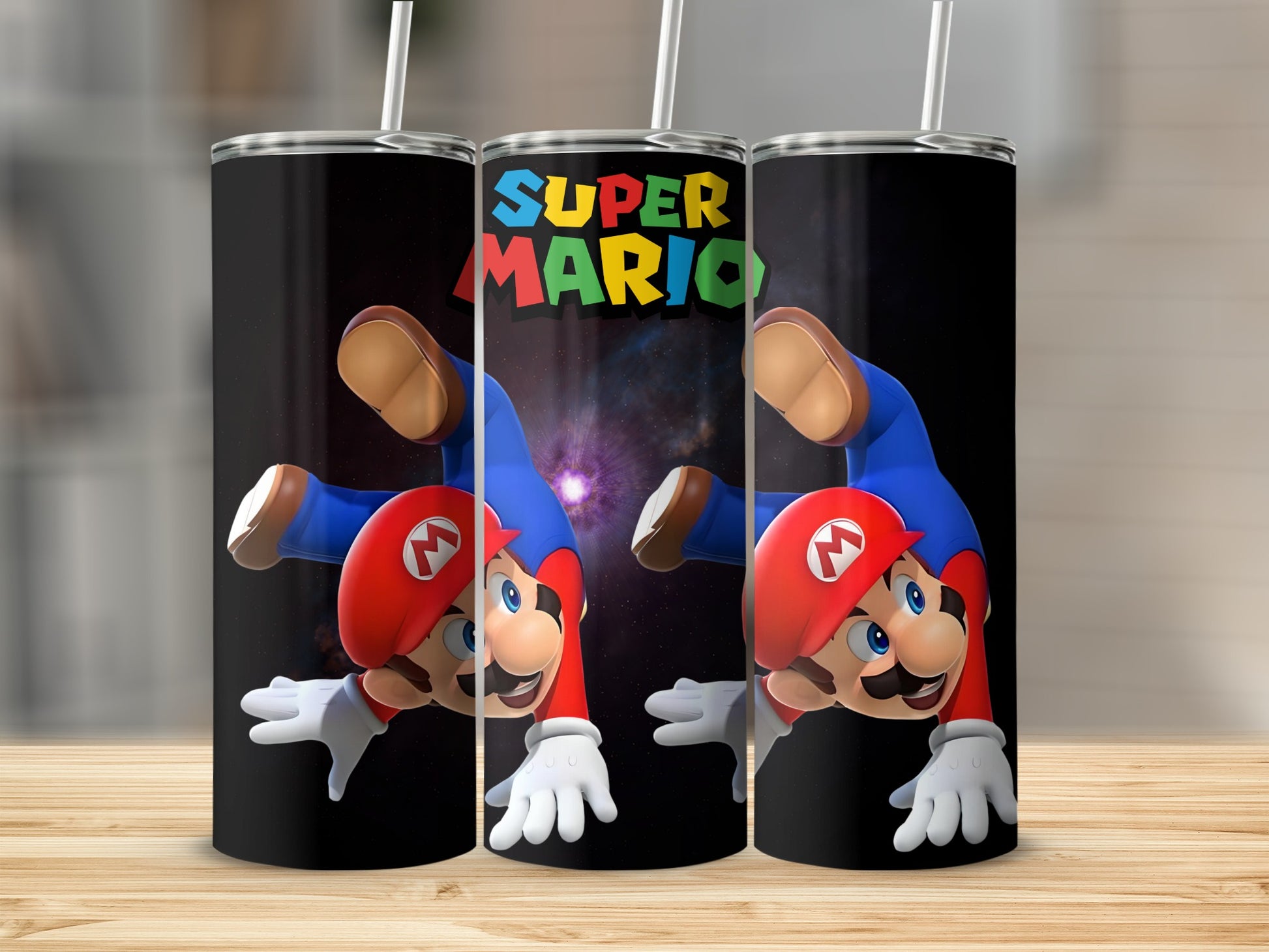 Fun Super Mario Design Vacuum Insulated Tumbler