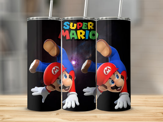 Fun Super Mario Design Vacuum Insulated Tumbler