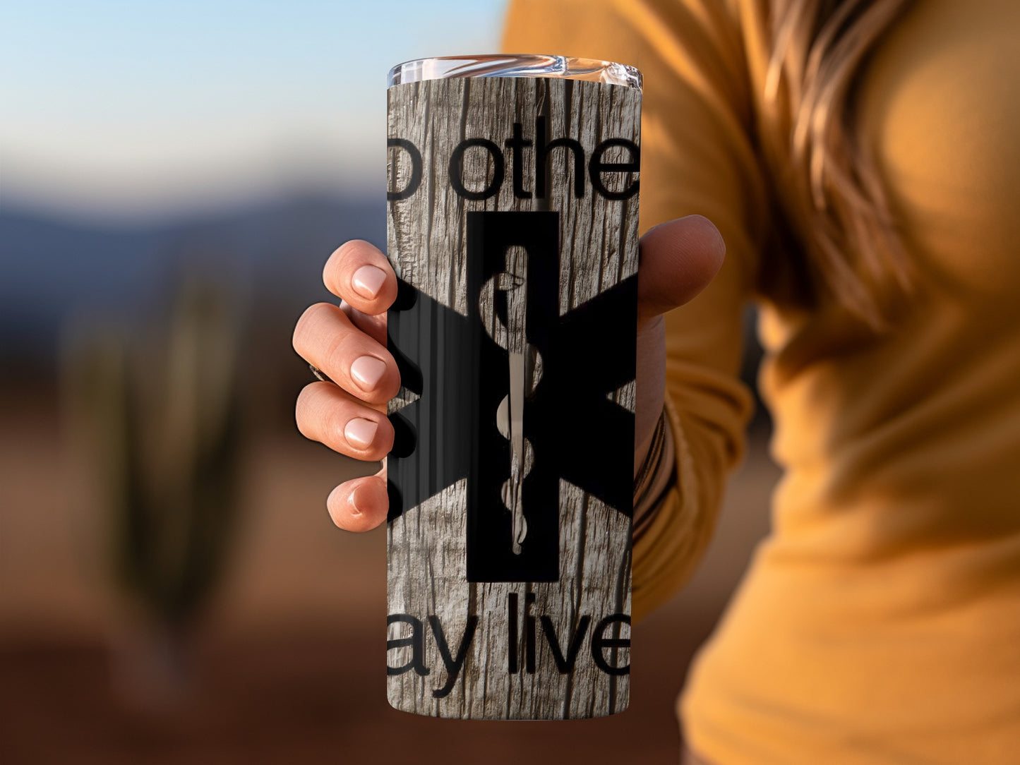 Do No Harm Symbol Stainless Steel Tumbler Cup