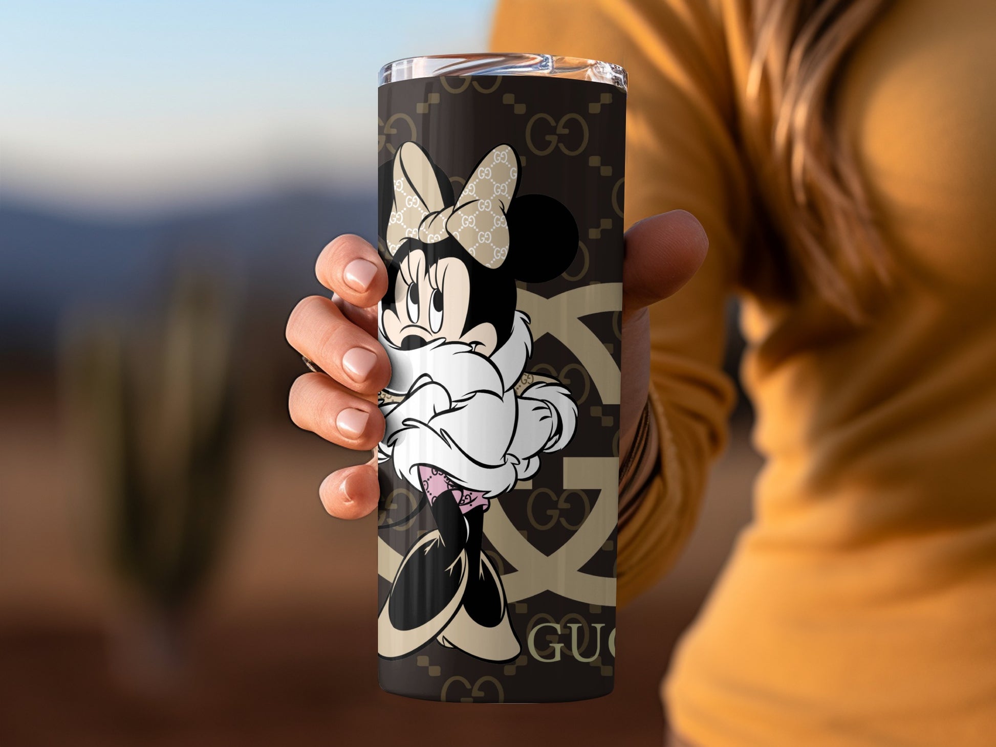 Minnie Mouse Gucci Branded Stainless Steel Tumbler
