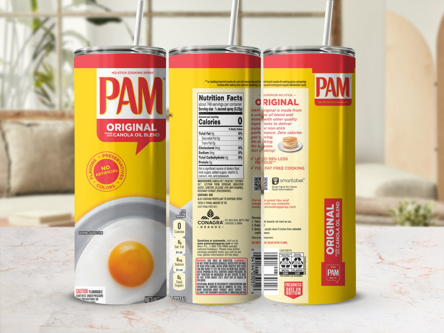 PAM Original no-stick cooking spray with canola oil blend