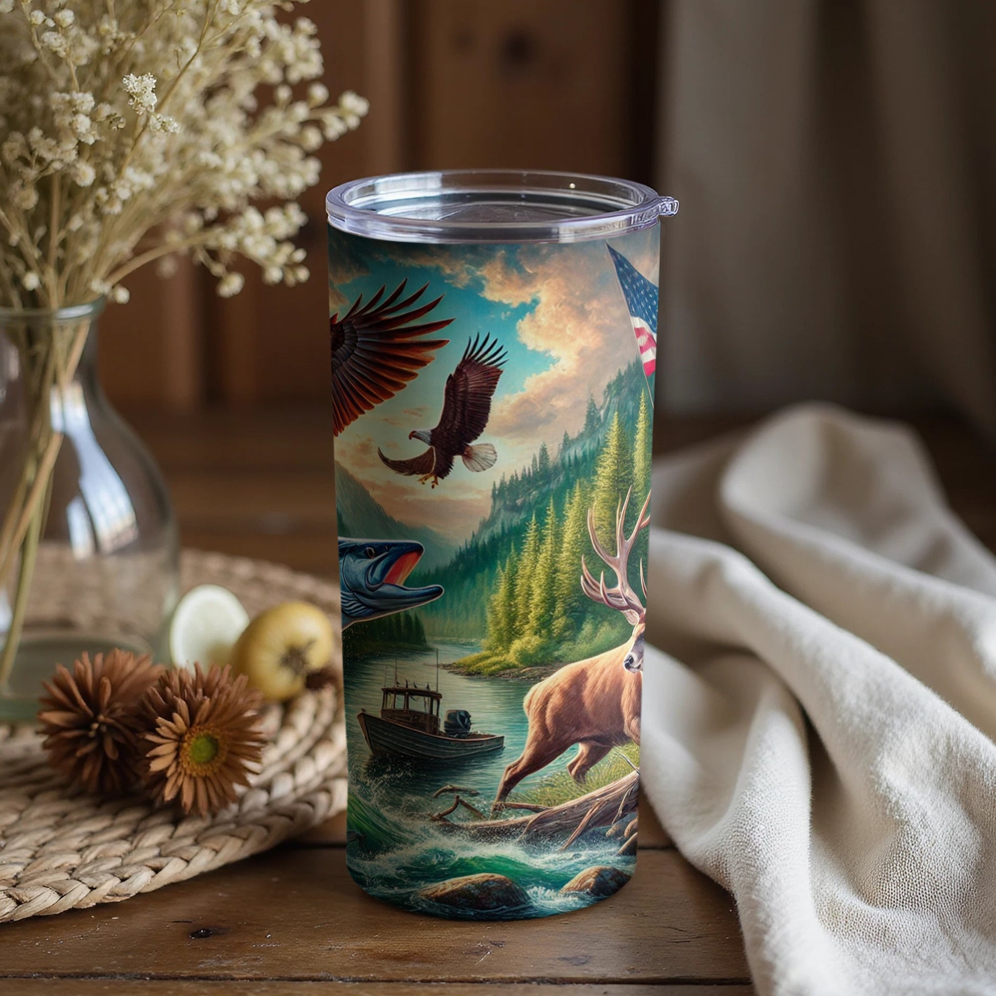 Scenic Wildlife and Nature Insulated Tumbler