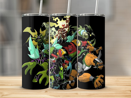 Alien Team Characters Tumblers Custom Design Product