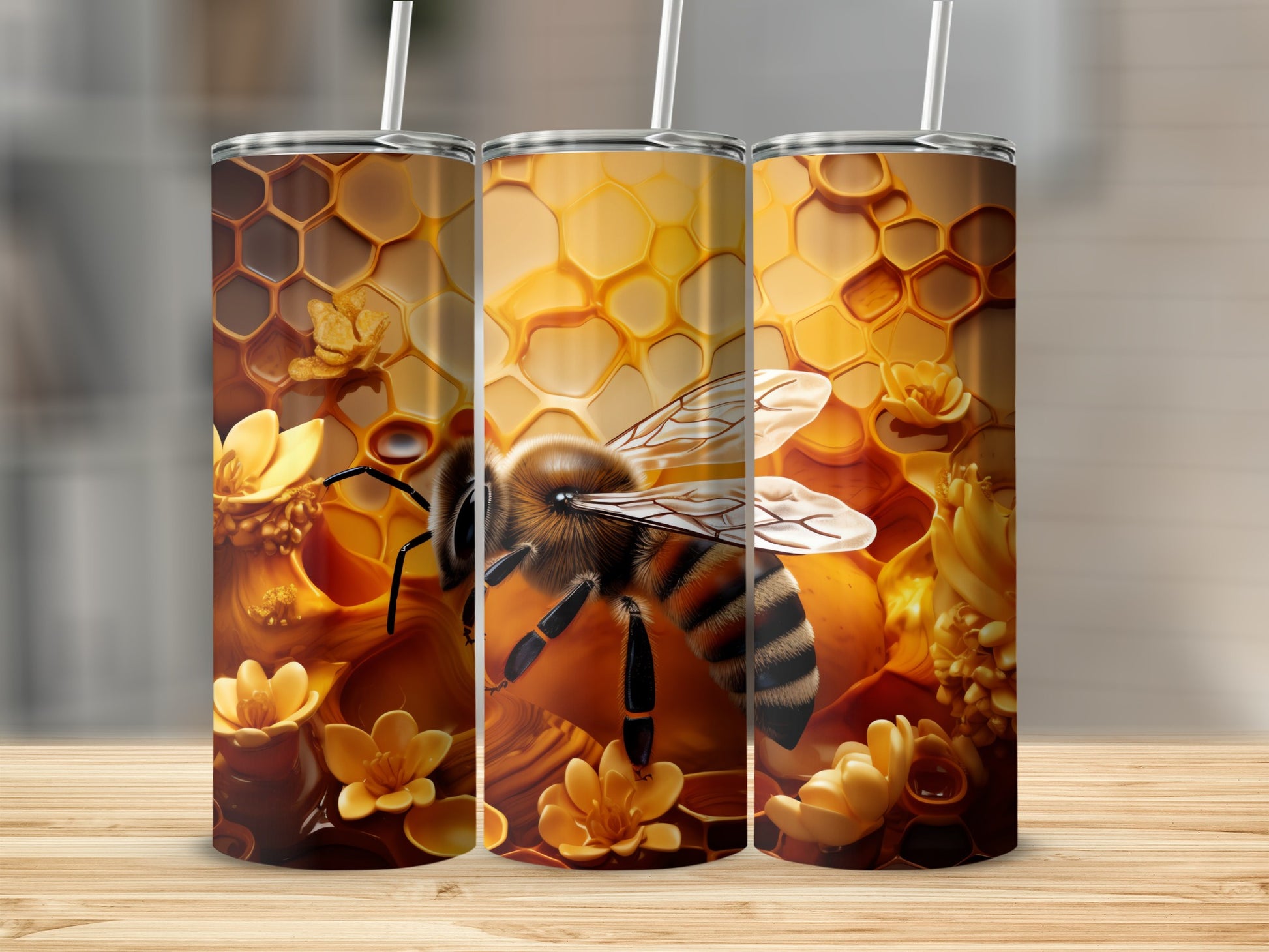 Striking Honey Bee Honeycomb Yellow Flowers Tumbler product type
Bee
Honey Bee
Honeycomb
Honey Design
Yellow Flowers
Nature Inspired
Insect Art
Apiculture Theme
Beekeeping Gift
Tumbler Drinkware
Beverage Container
Unique Gift
Animal Design
Wildlife Print
Floral Pattern
Sweet Theme
Golden Hues
Busy Bee
Spring Summer
Nectar Collector