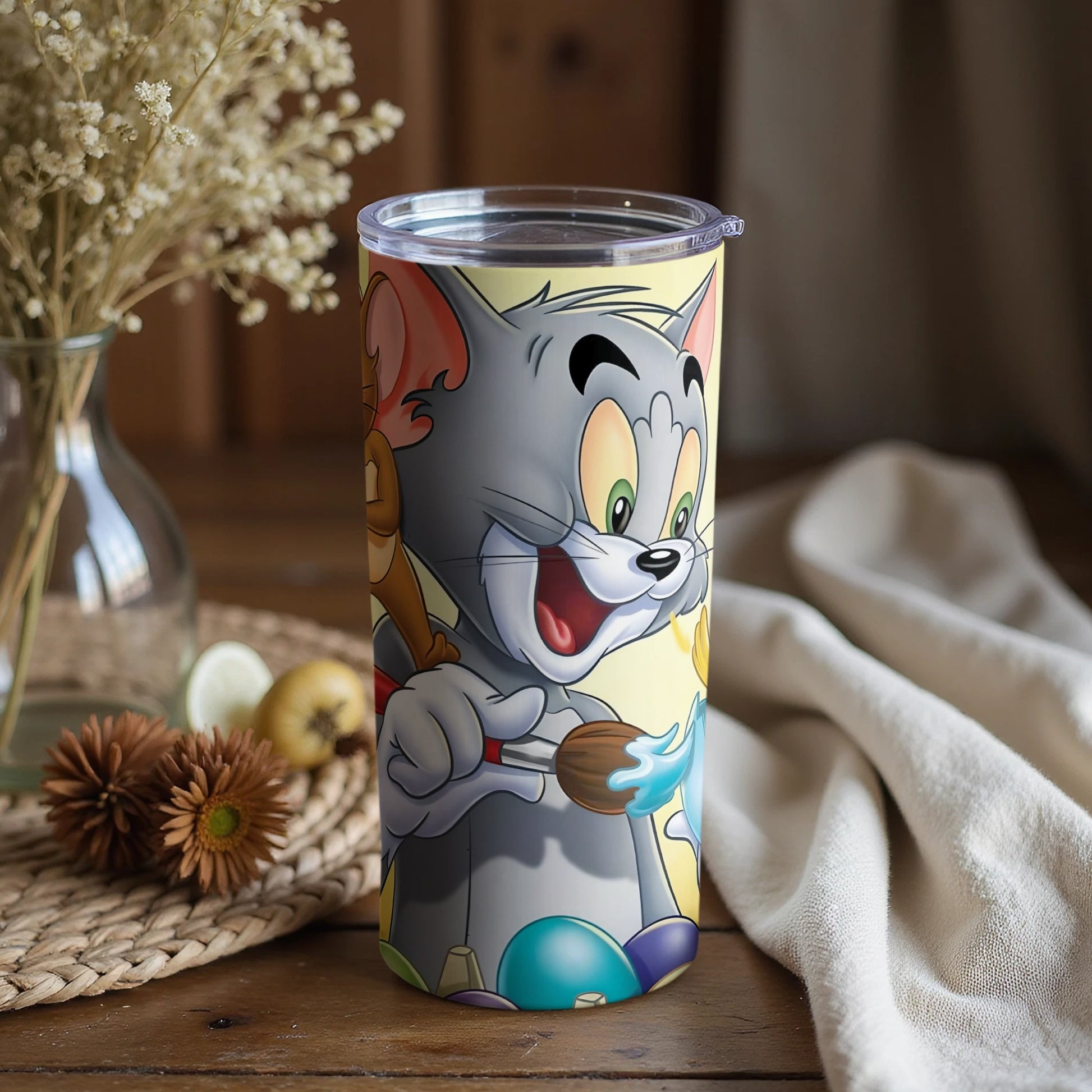 Adorable Cartoon Characters Tumbler for Kids