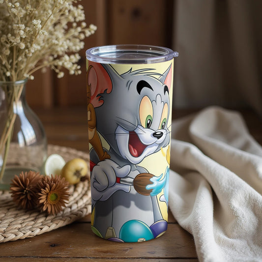 Adorable Cartoon Characters Tumbler for Kids