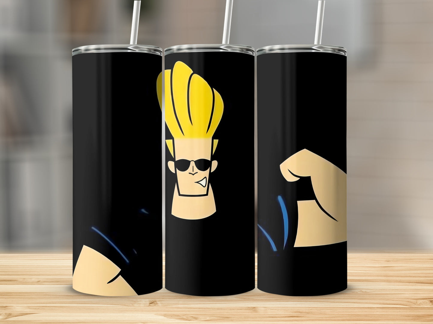 Cool Retro Cartoon Character Design Tumbler Cup