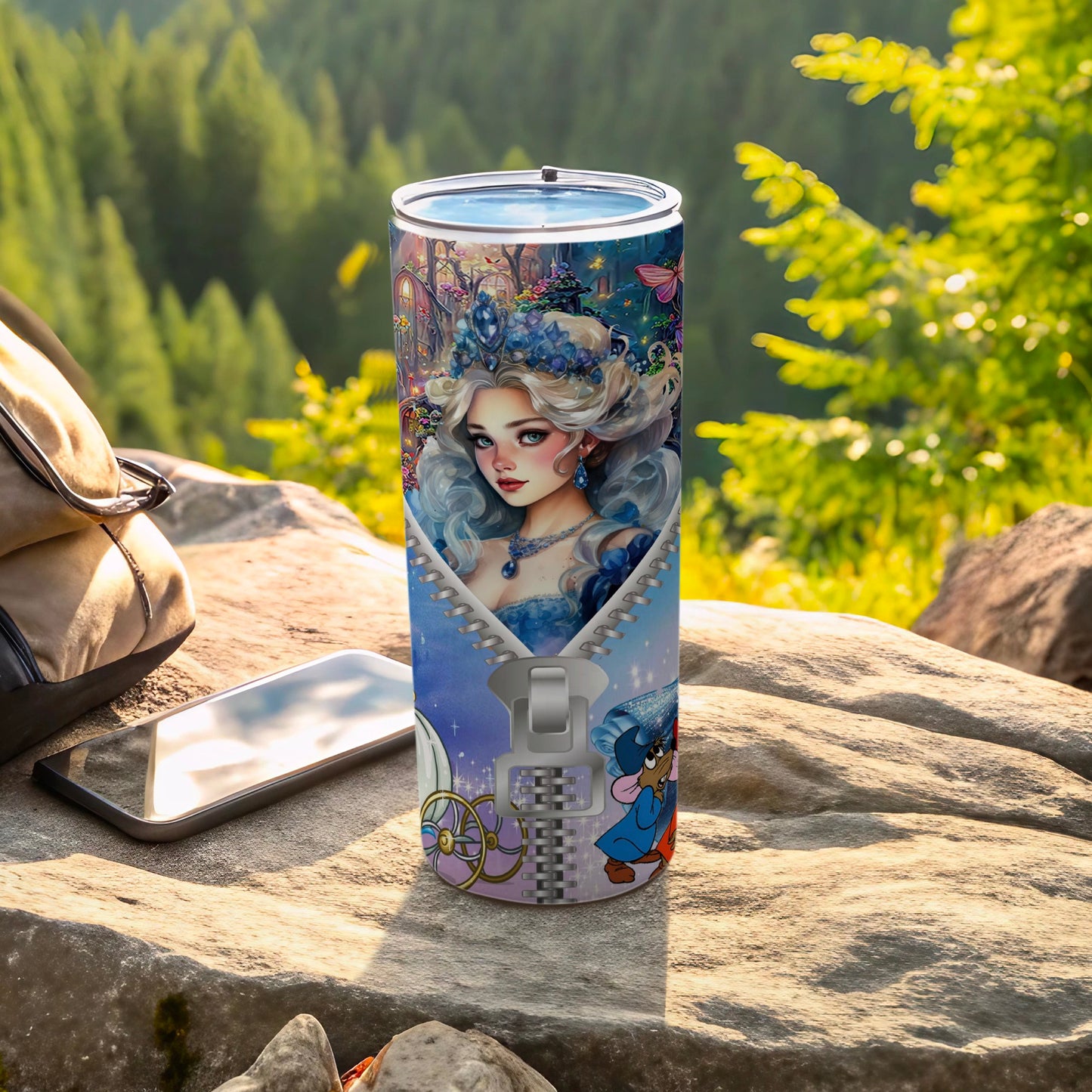Fantasy-Themed Decorative Drinkware Travel Mug