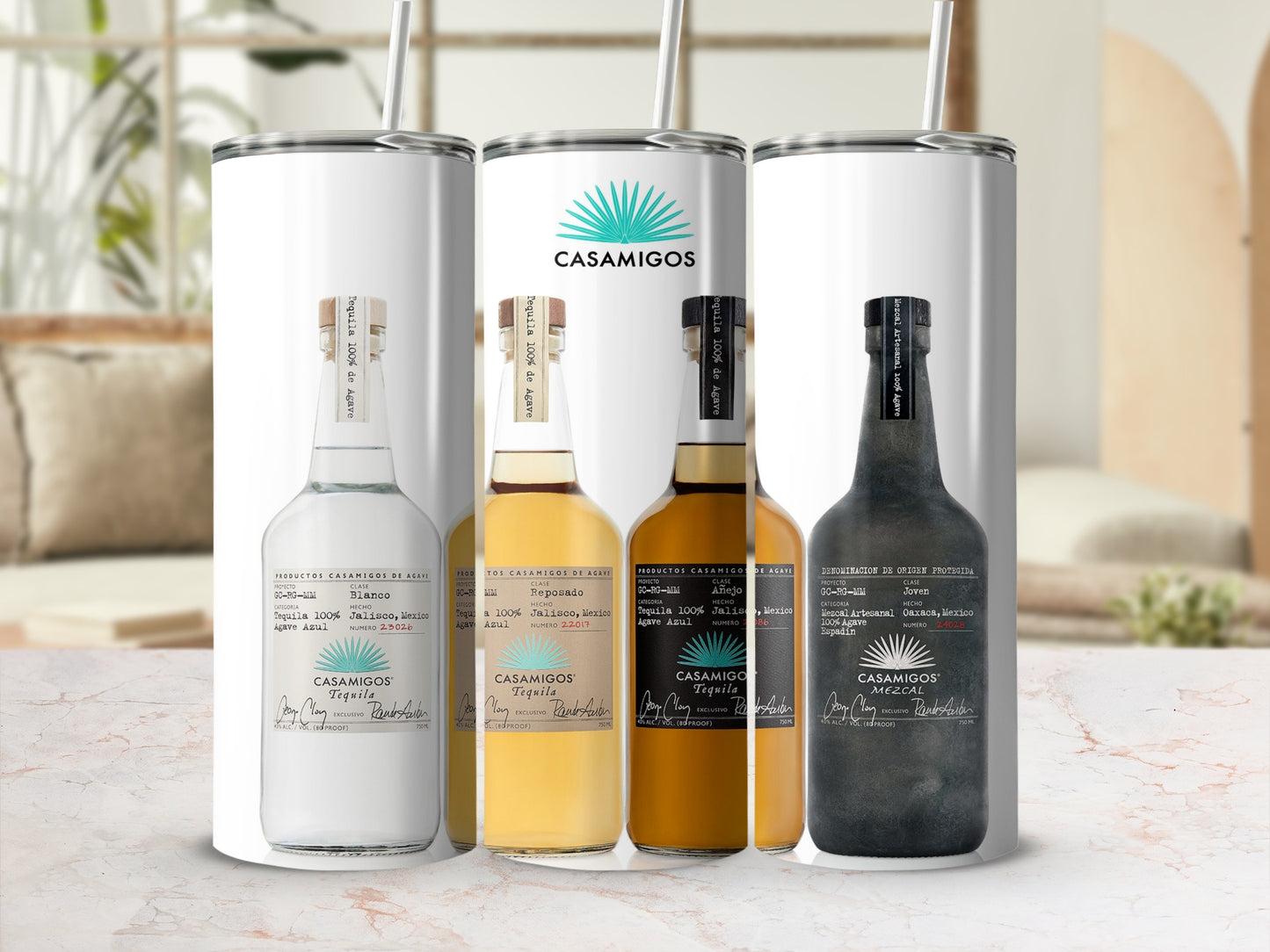 Casamigos Tequila de Agave Mezcal Bottle Design product type