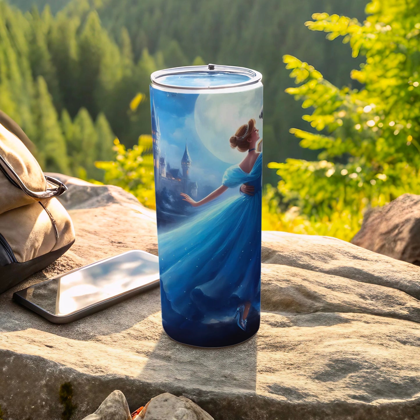 Enchanting Castle Fairy Tale Scene Tumbler Cup Product