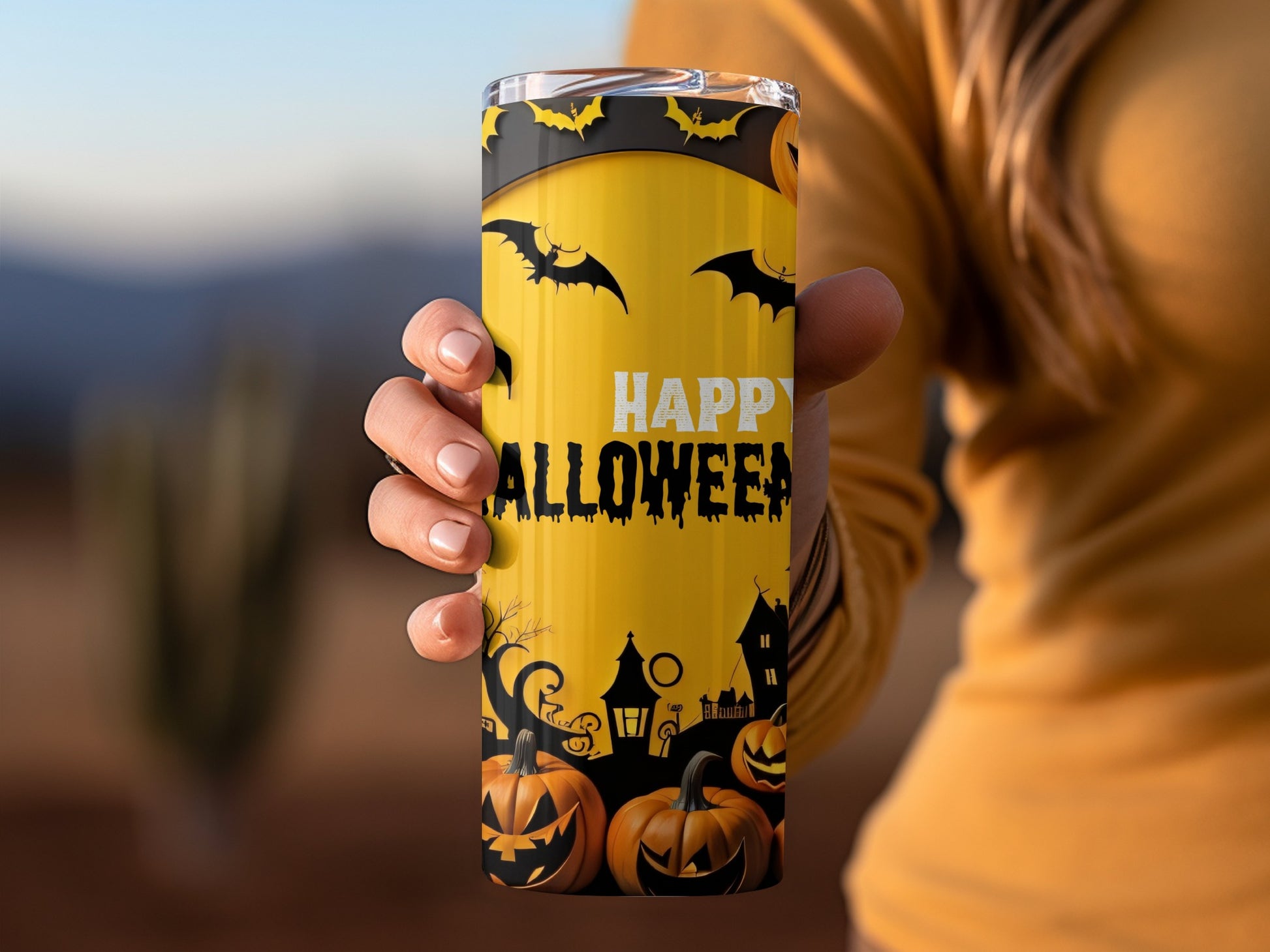 Happy Halloween Festive and Spooky Tumbler Product