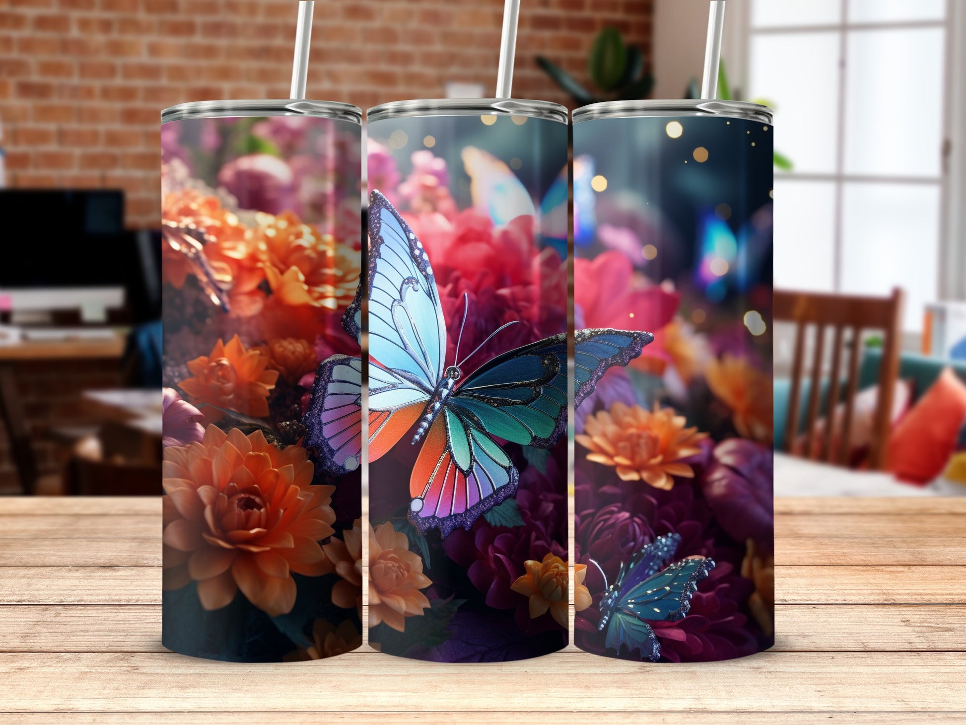 Vibrant Butterfly Floral Garden Enchanted Tumbler product type
Tumbler, Butterfly, Floral, Flowers, Vibrant, Colorful, Garden, Nature, Drinkware, Design, Magical, Enchanted, Pretty, Artistic, Pattern, Bokeh, Bluebutterfly, Orangeflowers, Purpleflowers, Unique