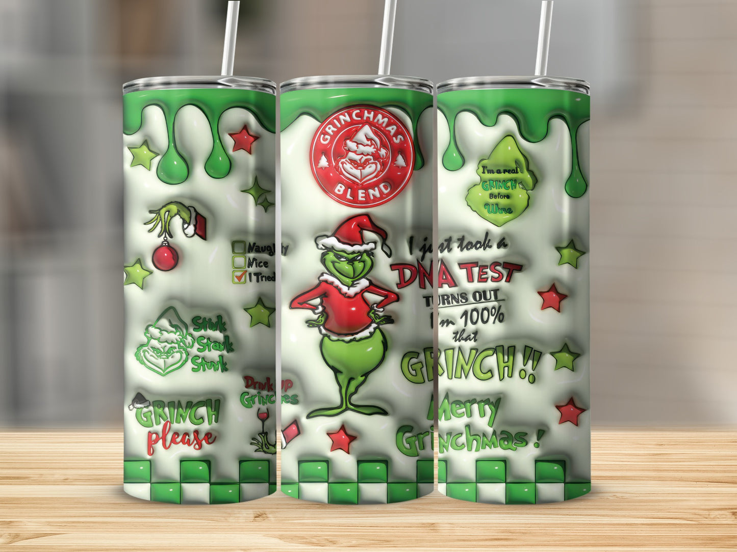 Grinchmas Blend Stink Stank Stunk Tumbler Christmas Cup