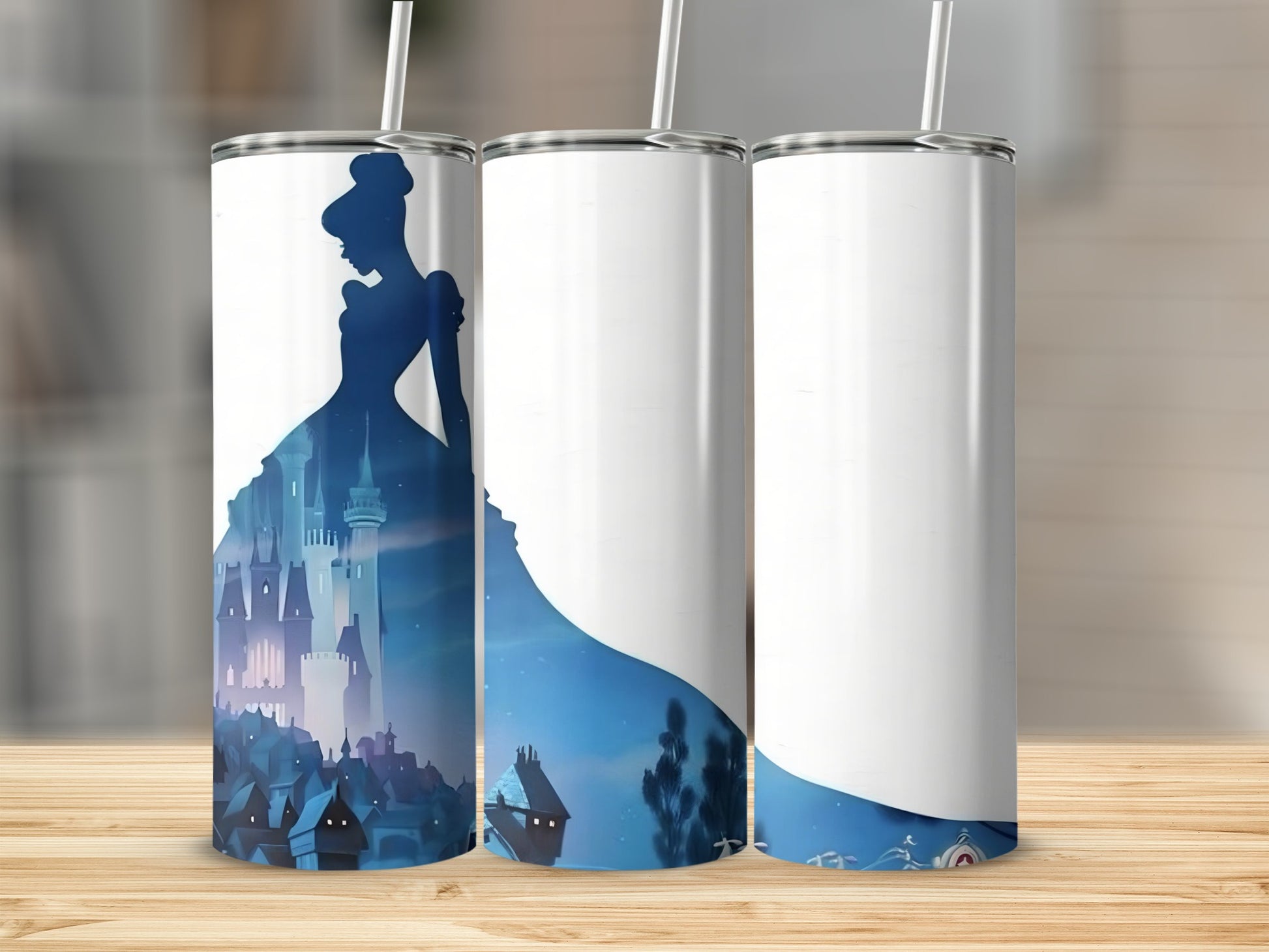Cinderella Fairy Tale Castle Design Travel Mug