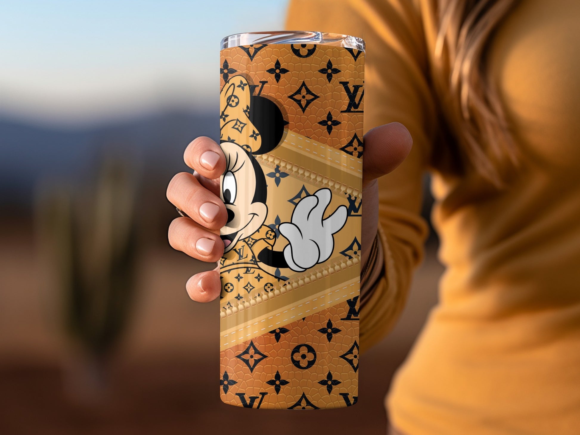 Stylish Cartoon Character Themed Travel Mug