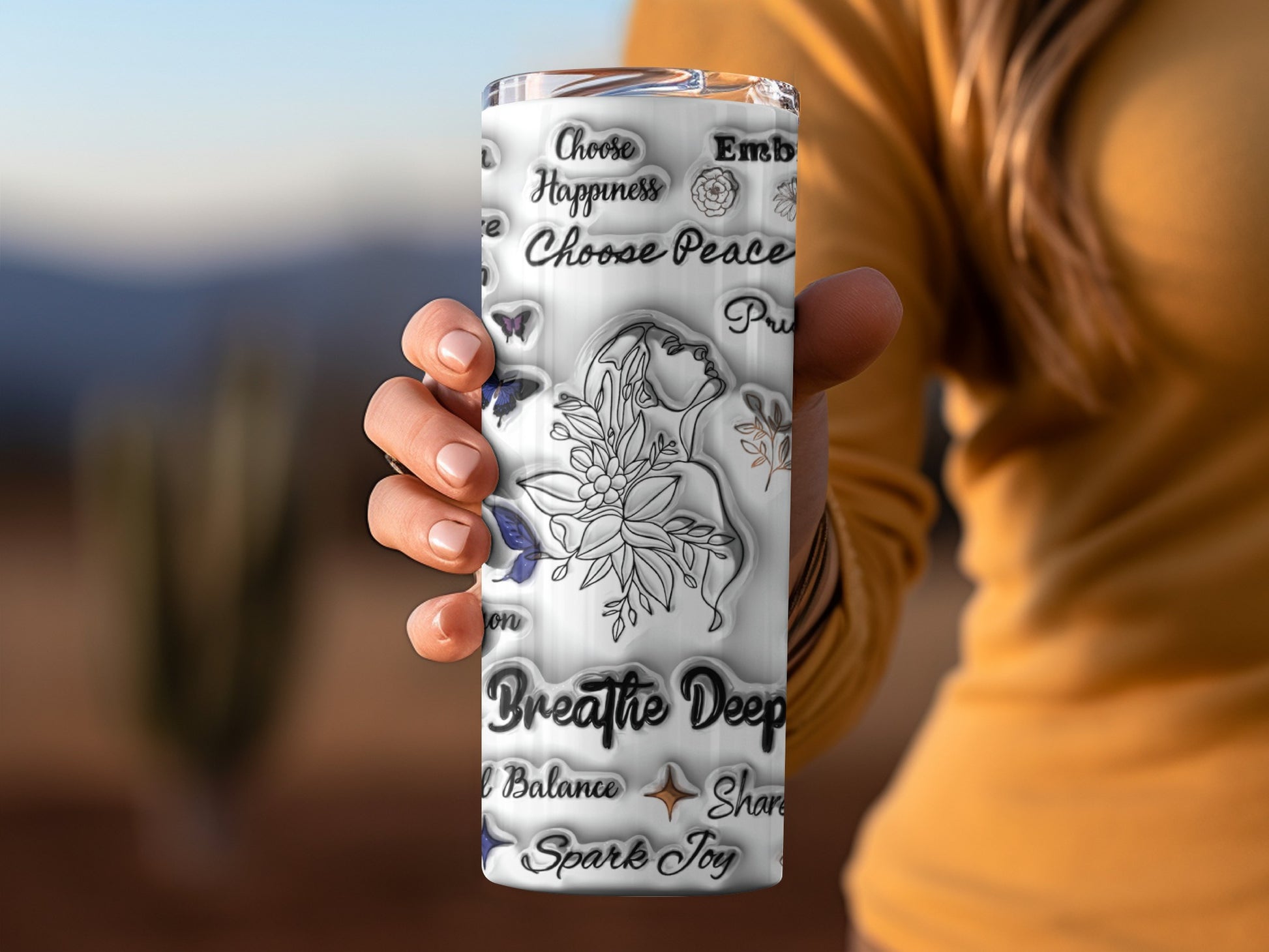 Choose Happiness Peace Embrace Balance Inspire product