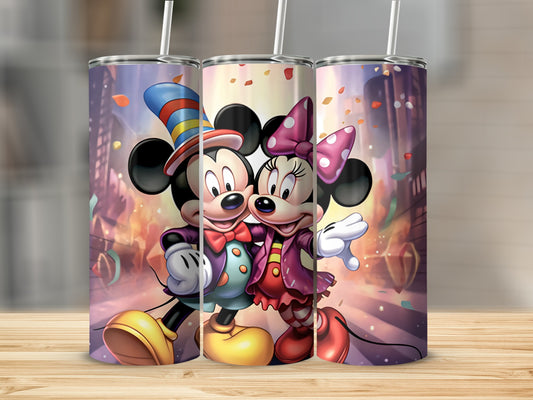 Mickey and Minnie Mouse Tumbler Disney Cartoon Mug