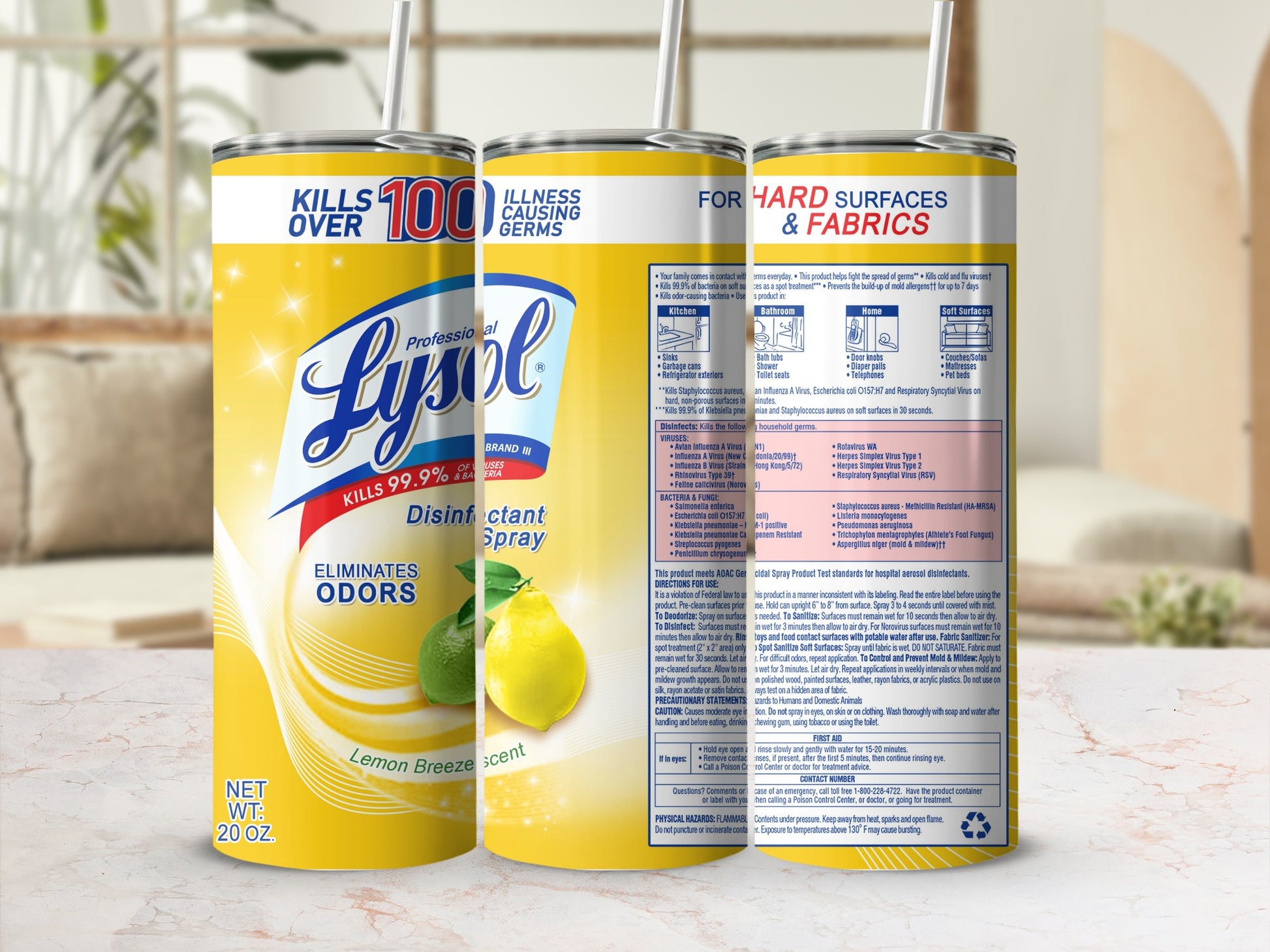 Lysol Disinfectant Spray Lemon Breeze 20 OZ product type