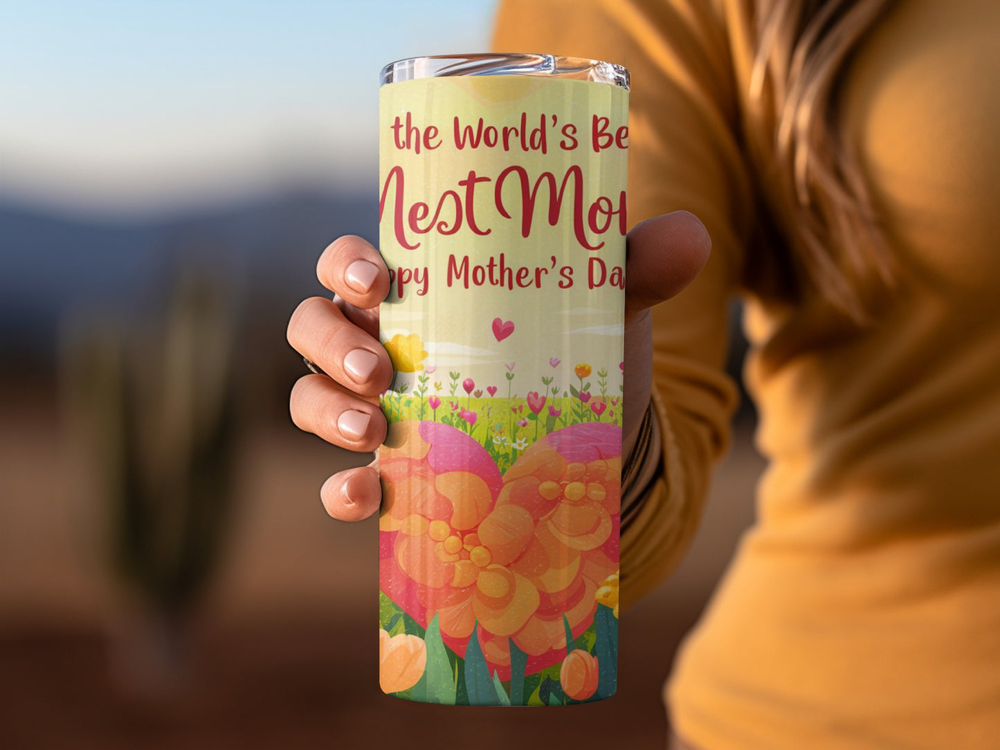 Happy Mother's Day World's Best Mom Tumbler Gift