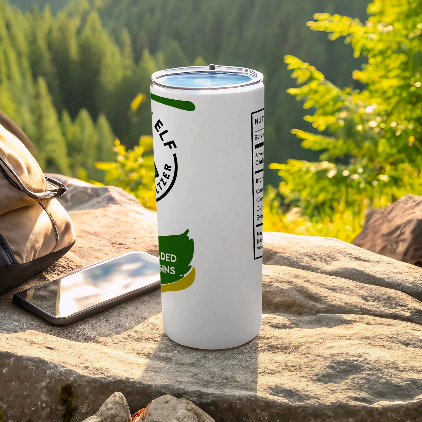ELF ATZER DED GINS White Tumbler product type