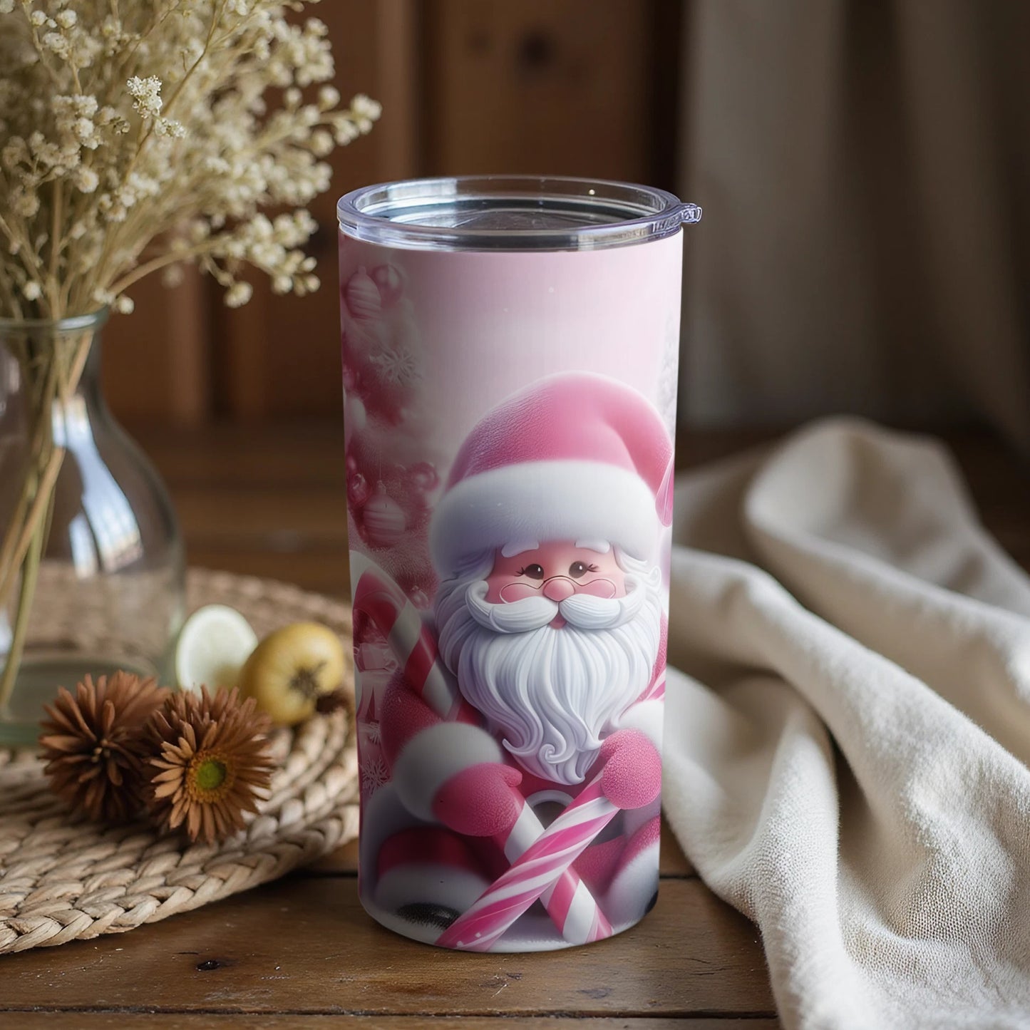 Holiday Santa and Candy Cane Festive Product