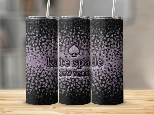 Kate Spade Inspired  New York Lavender Design Stylish Tumblers